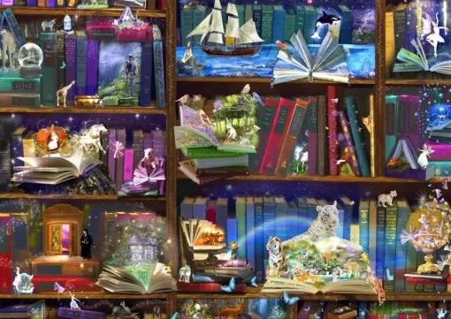 Puzzle Library Adventures in Reading