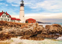 Puzzle Lighthouse between rocks