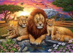 Puzzle Lion Family 1000
