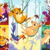 Puzzle Lion King: Courageous Lion King