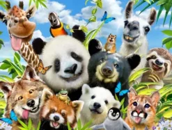 Puzzle Llama drama Selfie