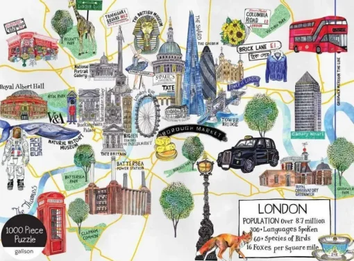 Puzzle London Map