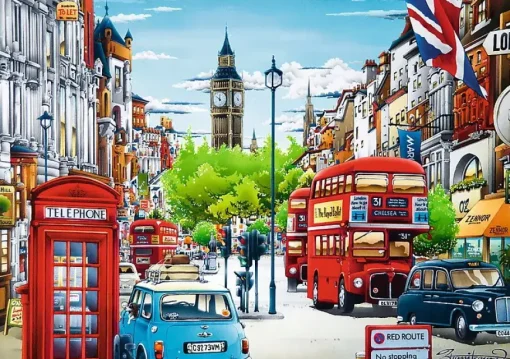 Puzzle London street