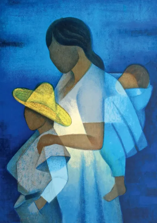 Puzzle Louis Toffoli - La Mère et les Enfants, 1973