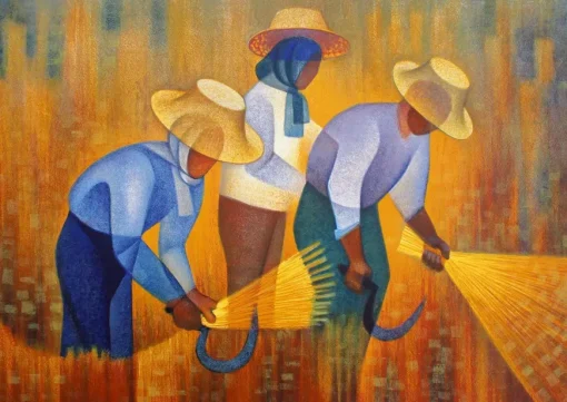Puzzle Louis Toffoli - La Récolte, 1977