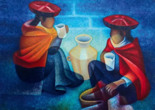 Puzzle Louis Toffoli - Les Marchandes (Pérou), 1975