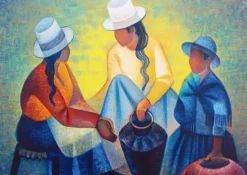Puzzle Louis Toffoli - Women in the Blue Potion, 1977