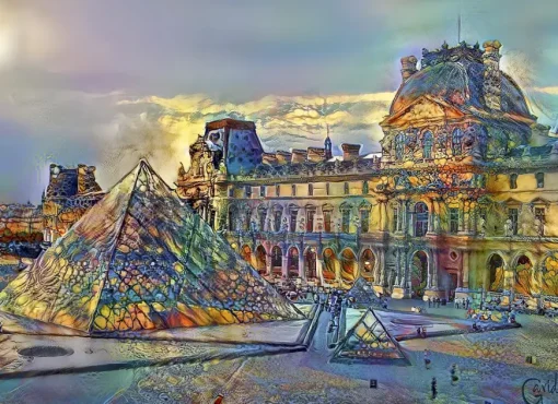Puzzle Louvre Museum, Paris, France
