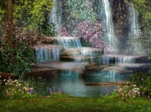 Puzzle Magic Waterfall 2000