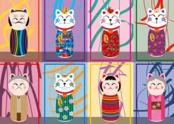 Puzzle Maneki Kokeshi