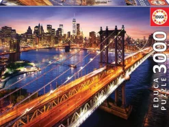 Puzzle Manhattan at dusk