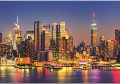 Puzzle Manhattan at night