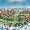 Puzzle Map Art: Alpine Mountain World