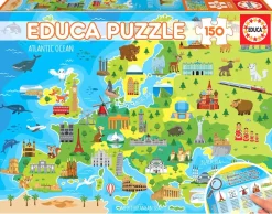 Puzzle Map of Europe 150 pieces