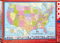 Puzzle Map of the United States