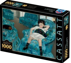 Puzzle Mary Cassatt: Little Girl in a Blue Armchair
