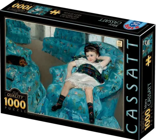 Puzzle Mary Cassatt: Little Girl in a Blue Armchair