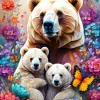 Puzzle Maternal Love Collection : Bears
