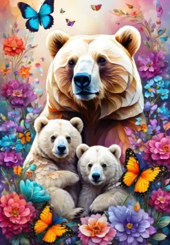 Puzzle Maternal Love Collection : Bears