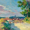 Puzzle Maximilien Luce - Landscape near Méréville, 1905