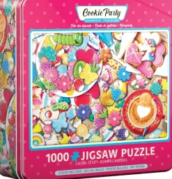 Puzzle Metal Box - Cookie Party