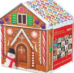 Puzzle Metal box - Gingerbread House 550 TIN