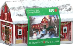 Puzzle Metal box - Holiday Farm 550 TIN