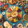 Puzzle Middle Eastern Table