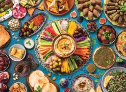 Puzzle Middle Eastern Table