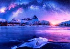 Puzzle Milky Way over Lofoten Island, Norway