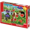 Puzzle Mole and umbrella 3x55