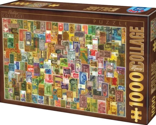 Puzzle Money Collage
