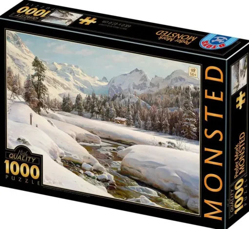 Puzzle Monsted - Winter Landscape in Switzerland near Engadin