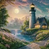 Puzzle Moonlight Lighthouse
