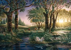 Puzzle Morning Magic at the Lake
