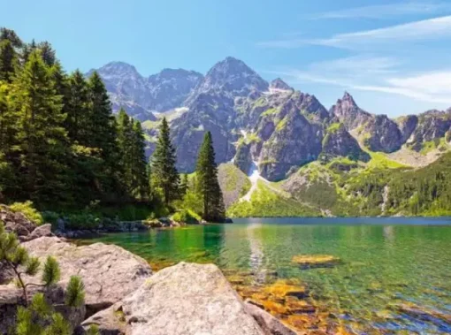 Puzzle Morskie Oko Lake, Tatras, Poland