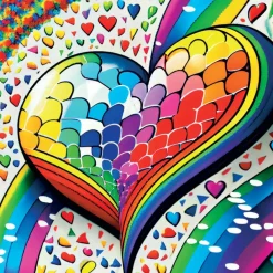 Puzzle Mosaic Heart