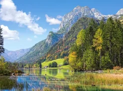 Puzzle Mountain refuge in the Alps New colection