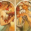 Puzzle Mucha: Fruit and Flowers