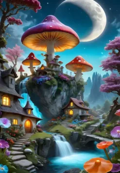 Puzzle Mushroom Town
