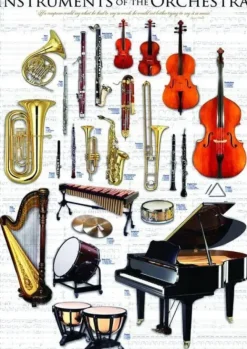 Puzzle Musical instruments of orchestra