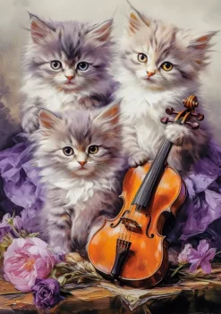 Puzzle Musical Kittens