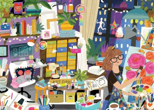 Puzzle My Happy Place is in the Art Studio