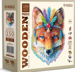 Puzzle Mystic Fox wooden