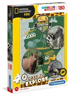 Puzzle National Kids Wildlife Expedition 180 pieces
