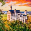Puzzle Neuschwanstein Castle in Autumn, Germany