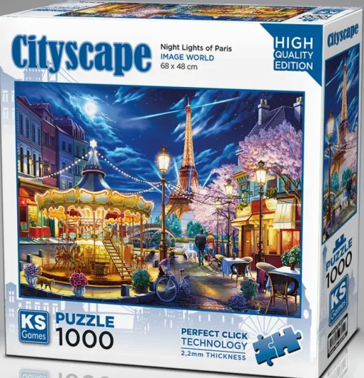 Puzzle Night Lights Of Paris