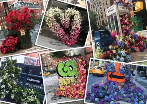 Puzzle NYC flash of flowers