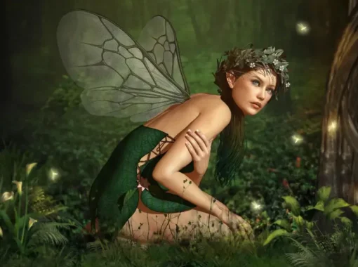 Puzzle Nymph in the Forest