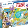 Puzzle Obojstranná mapa Európy (po木ský jazyk)
